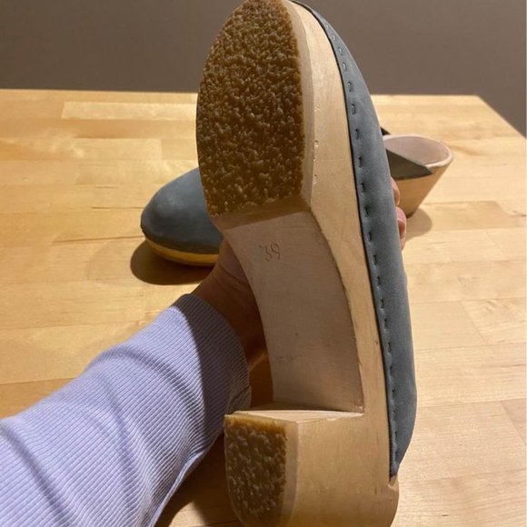 Bryr handmade leather clog, womens sz 9 - Picture 2 of 2